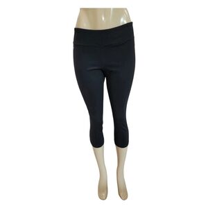 Lauren Ralph Lauren Active Capri Pants Athleisure Leggings Black Women M